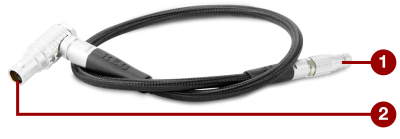 W.M.D. Power Cable 2-Pin 1B to 2-Pin 0B (18")